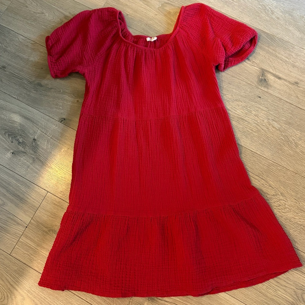Beachlunchlounge dress, red